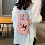 Maxbell 3xBeach Bag for Women Portable Handbag Shopping Basket for Holiday Travel Yoga Pink