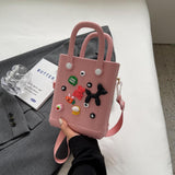 Maxbell 2xBeach Bag for Women Portable Handbag Shopping Basket for Holiday Travel Yoga Pink