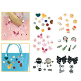 Maxbell 6xBeach Bag Charms Accessories Beach Handbag PVC Tote Inserts Buckle Ornaments Style A