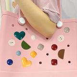 Maxbell 2xBeach Bag Charms Accessories Beach Handbag PVC Tote Inserts Buckle Ornaments Style A
