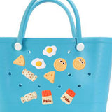 Maxbell 3xBeach Bag Charms Accessories Beach Handbag PVC Tote Inserts Buckle Ornaments Style B
