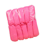 Maxbell Non Woven Shoe Covers Fits Most Shoes Water Resistant Disposable Shoe Covers Pink