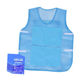 Maxbell Summer Cooling Vest with 8 Ice Packs for Hot Weather Working Fishing Cycling Blue