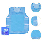 Maxbell Summer Cooling Vest with 8 Ice Packs for Hot Weather Working Fishing Cycling Blue