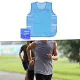Maxbell Summer Cooling Vest with 8 Ice Packs for Hot Weather Working Fishing Cycling Blue