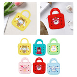 Maxbell 4xBeach Hole Bag Casual Trendy Silicone Beach Tote for Party Shopping Holidays Yellow