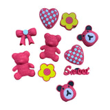 Maxbell 5xBeach Bag Charms Accessories Creative Festival Craft Reusable Handmade Decor Style C