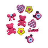 Maxbell 6xBeach Bag Charms Accessories Creative Festival Craft Reusable Handmade Decor Style C