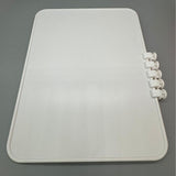 Maxbell 2xHole Bag Divider Tray Portable for Hole Basket Hole Tote Bag Divider Divider Black