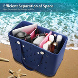 Maxbell 2xHole Bag Divider Tray Portable for Hole Basket Hole Tote Bag Divider Divider Black
