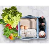Maxbell 2xHole Bag Divider Tray Portable for Hole Basket Hole Tote Bag Divider Divider Black