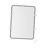 Maxbell 2xHole Bag Divider Tray Portable for Hole Basket Hole Tote Bag Divider Divider Black