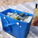 Maxbell 2xHole Bag Divider Tray Portable for Hole Basket Hole Tote Bag Divider Divider Black