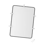 Maxbell 2xHole Bag Divider Tray Portable for Hole Basket Hole Tote Bag Divider Divider Black