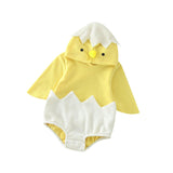 Maxbell Baby Hooded Romper Unisex Newborn Role Play Infant Halloween Chicken Costume 80cm