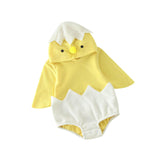 Maxbell Baby Hooded Romper Unisex Newborn Role Play Infant Halloween Chicken Costume 80cm
