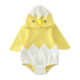 Maxbell Baby Hooded Romper Unisex Newborn Role Play Infant Halloween Chicken Costume 80cm