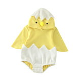 Maxbell Baby Hooded Romper Unisex Newborn Role Play Infant Halloween Chicken Costume 80cm