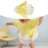 Maxbell Baby Hooded Romper Unisex Newborn Role Play Infant Halloween Chicken Costume 80cm