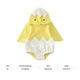Maxbell Baby Hooded Romper Unisex Newborn Role Play Infant Halloween Chicken Costume 80cm