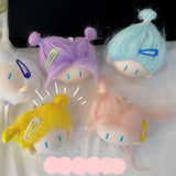 Maxbell 2pcs Doll Head Keychains Party Favor Hanging Charms Bag Charms for Handbag