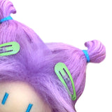 Maxbell 2pcs Doll Head Keychains Party Favors Hanging Charms Bag Charms for Handbag