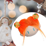 Maxbell 2pcs Doll Head Keychains Party Favors Hanging Charms Bag Charms for Handbag