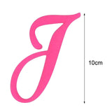 Maxbell 4xBeach Bag Letter Charm Fashionable Decor Embellishment Button Alphabet Charm J