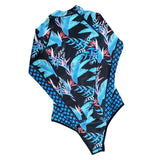 Maxbell Long Sleeve Swimsuit for Women Bathing Suit for Swimming Pool Summer Holiday L