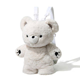 Maxbell Plush Bear Backpack Casual Stuffed Animal Backpack Cartoon Stylish Schoolbag