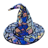 Maxbell Halloween Witch Hat Sorceress Hat Cap Gothic Stage Witch Costume Accessories