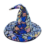 Maxbell Halloween Witch Hat Sorceress Hat Cap Gothic Stage Witch Costume Accessories