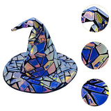 Maxbell Halloween Witch Hat Sorceress Hat Cap Gothic Stage Witch Costume Accessories