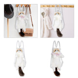 Maxbell Cute Cat Plush Backpack Adorable Soft Cartoon Backpack for Girls Child Women Without Collar