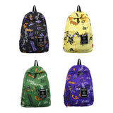 Maxbell Graffiti Backpack Laptop Daypack Bookbag Knapsack Rucksack for Men Boys Work Black