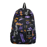 Maxbell Graffiti Backpack Laptop Daypack Bookbag Knapsack Rucksack for Men Boys Work Black
