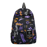 Maxbell Graffiti Backpack Laptop Daypack Bookbag Knapsack Rucksack for Men Boys Work Black