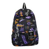 Maxbell Graffiti Backpack Laptop Daypack Bookbag Knapsack Rucksack for Men Boys Work Black