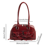 Maxbell 2pcs Women PU Leather Shoulder Bag Ladies Shoulder Purse