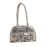 Maxbell 2pcs Women PU Leather Shoulder Bag Ladies Shoulder Purse with zipper