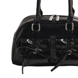 Maxbell 2pcs Women PU Leather Shoulder Bag Ladies Shoulder Purse with zipper