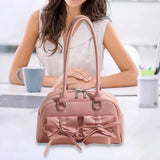 Maxbell 2pcs Women PU Leather Shoulder Bag Ladies Shoulder Purse for Vacation