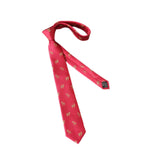 Maxbell 2x Mens Necktie Embroidered Neck Tie for Groomsmen Wedding Ties