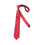 Maxbell 2x Mens Tie Embroidered Trendy Soft Clothes Tie for Wedding Father's Day