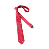 Maxbell 2x Mens Tie Embroidered Trendy Soft Clothes Tie for Wedding Father's Day