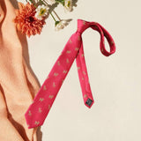 Maxbell 2x Mens Tie Embroidered Trendy Soft Clothes Tie for Wedding Father's Day