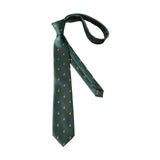 Maxbell 2x Mens Necktie Embroidered Neck Tie for Groomsmen Wedding Ties