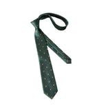 Maxbell 2x Mens Necktie Embroidered Neck Tie for Groomsmen Wedding Ties