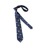 Maxbell 2x Mens Tie Embroidered Trendy Soft Clothes Tie for Wedding Father's Day