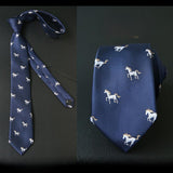Maxbell 2x Mens Tie Embroidered Trendy Soft Clothes Tie for Wedding Father's Day